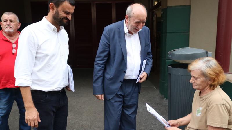 Contacto com trabalhadores da Câmara Municipal do Funchal